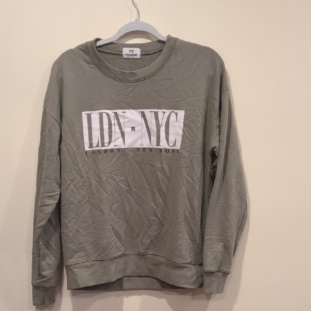 The Classic Olive Crewneck Sweater